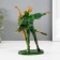 Polystone souvenir "Ballerina with a partner in green" 18x14.5x7 cm
