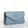 Women's bag on magnet, blue color