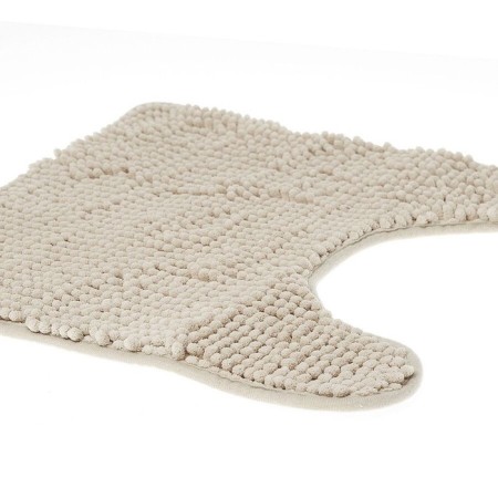 Bathroom mat, Shenill, 45x45 cm, microfiber, beige-4