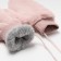 Mittens for claim. Minaku Minaku fluffy 25 cm pink