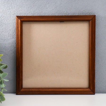 Photo frame wood 20x20 cm, walnut
