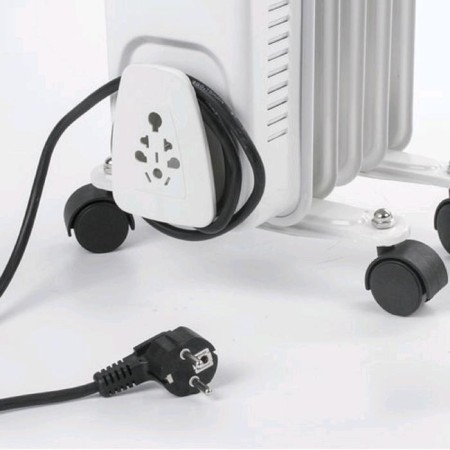 Sonnen DFS-05, oil heater, 1000 watts, 5 sections, 10 m², white-3