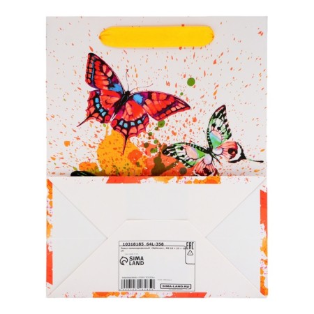 Laminated package "Butterflies", MS 18 × 23 × 10 cm-1