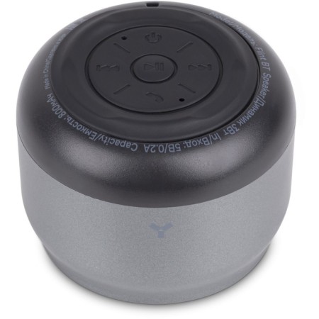 Portable column Accesstyle Flint BT, up to 5 hours, 3 watts, 300 mac, Bluetooth, MicroUSB, Gray-1