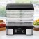 Drywall for vegetables and fruits KitFort KT-1957, 450 W, 5 tiers, timer, silver-black