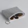 Women's wallet with lightning, silver color