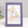 Photo frame Plastic "Watercolor" 10x15 cm, purple