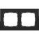 Frame for 2 posts WL11-FRAME-02, color black aluminum