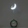 Clock - an alarm clock with "Crescent" Children's, 2 modes, dial D -9 cm, 9.8 x 31.5 cm