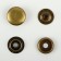 Installation button, omega (o-shaped), iron, d = 15 mm, bronze color
