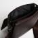 Men's bag over the shoulder, Textura, external pocket, brown color
