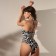 Bulbed suit Minaku with print p. 42