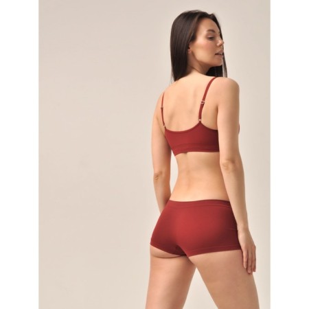 Female top on thin adjustable straps with cups Top with Cup, size 50, dark cute color-4