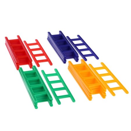 Board game on the balance "Up the ladder", 24 stairs, 2-4 players, 5+-8