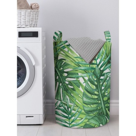 Basket for storage of things "Tropical leaves", size 40x60 cm