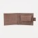Women's wallet on the button, beige color