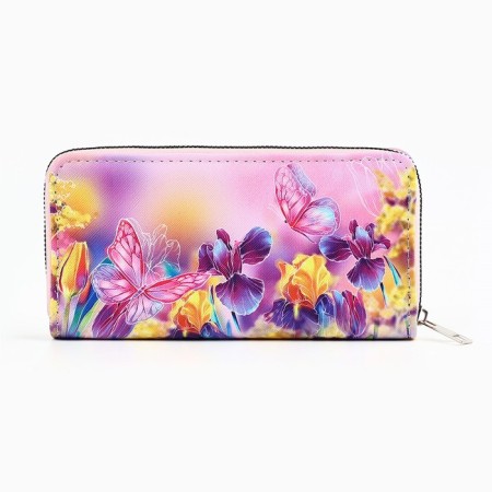 Wallet to the leatherette "butterflies" 19*10 cm-3