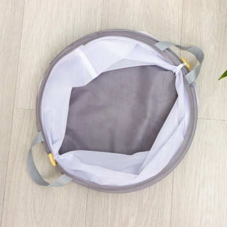 Belly basket folding shares, 35 × 35 × 43 cm, white color-6
