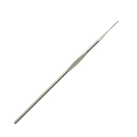 IMRA hook for thin yarn without a handle, steel, with a guide area of ​​0.75 mm-1