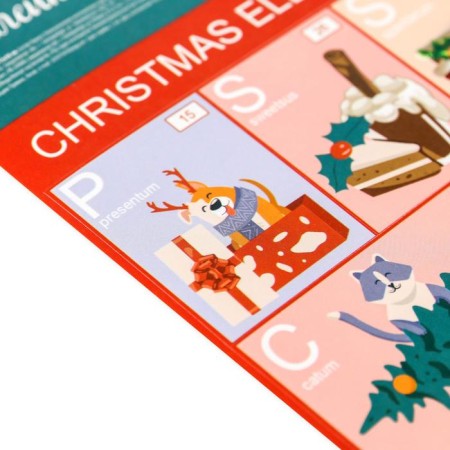 Christmas elements paper stickers, 11 x 18 cm, New Year-1