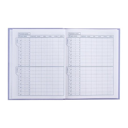 Universal diary for grades 1-11 Smile! ", Firm cover, matte lamination, 40 sheets-5