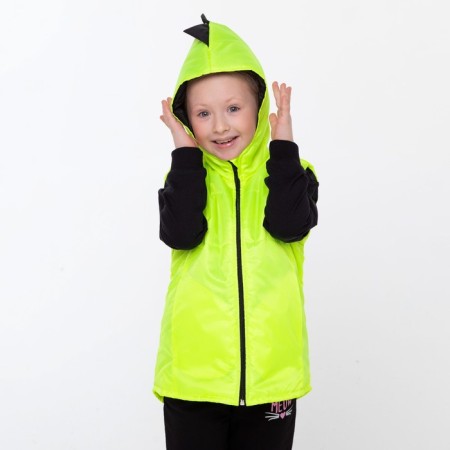 Wheel with a hood is a nursery, the color is light, height 92-98 cm-5