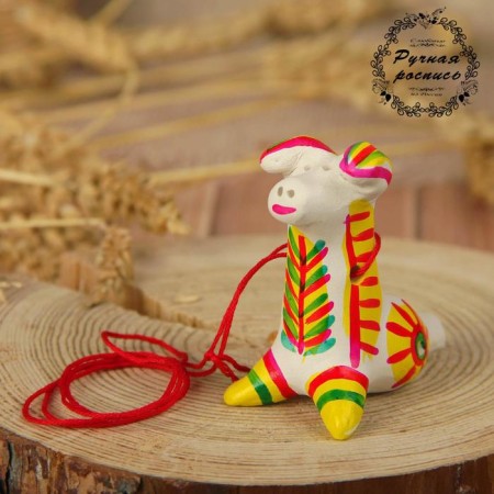 Filimonovskaya toy - whistle "Dog"