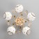 Bell chandelier 5x40W E27 Gold Model: 2612356