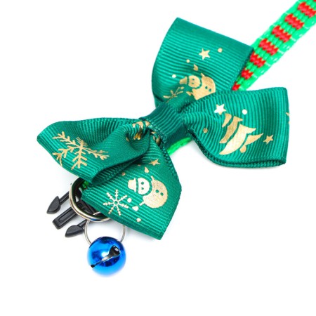 Collar "Winter", 30 x 1 cm, kapron, green-3