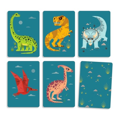 Card game Djeco "Dinosaurs"-1