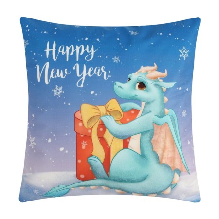 Pillowess Decorative Ethel "Happy New Year" 40x40 cm, 100 polyester, velor