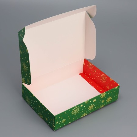 Folding box “Happy New Year!”, Christmas tree, 21 x 15 x 5 cm, new year-5