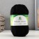 Yarn "soft cotton" 70% cotton, 30% nylon 220m/100g (003 black)