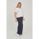 Female trousers, size 60, dark blue color