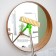 Okloma with a telescopic steel handle and a share of the share, 25 × 64 (93) cm, microfiber