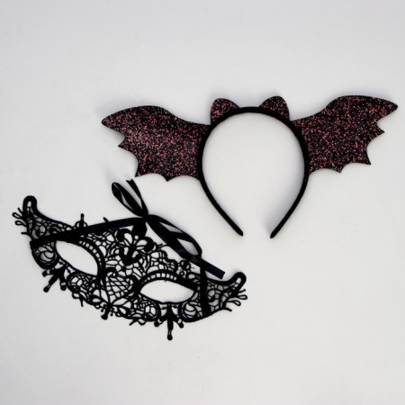 Carnival set "Bat Mouse" (rim+mask)-4
