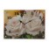 Carty clock is wall, series: flowers, "flowers", 25x35 cm