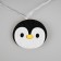 Garland “thread” 1.35 m with nozzles “Eskimo”, IP20, transparent thread, 10 LED, white glow, AAH2