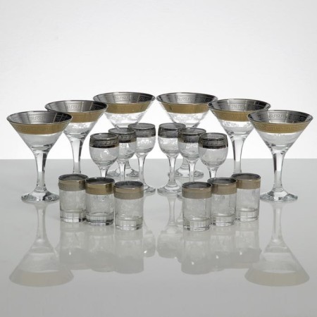 Mini-bar 18 objects: Martini 190 ml + glass 55 ml + pile 50 ml-2