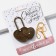 Wedding castle with the key "You and I = Family."