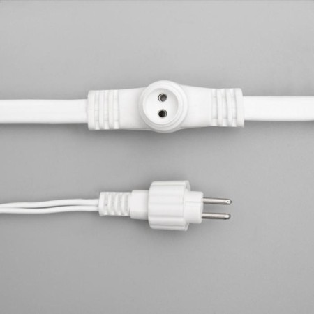 Garland "Curtain" 2 × 6 m, IP44, UMS, white thread, 1440 LED, Blue glow, 220 V-6