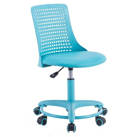 Children's chair Kiddy fabric, turquoise