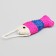 Kogetta toy Sizalevaya "Fish-strip", 11 cm, white/pink/purple