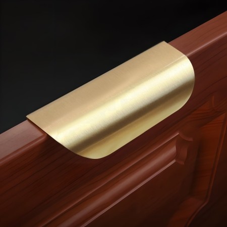 Handle cappio, m/o 96 mm, matte gold color-2