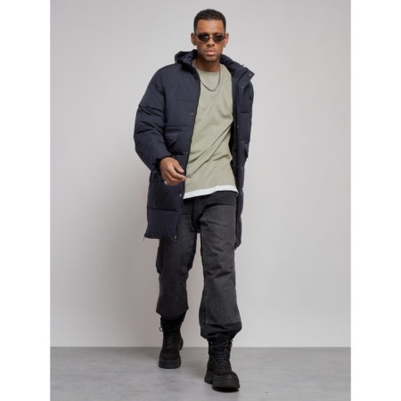 Lengered male winter, size 56, dark blue color-14