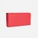 Women's wallet on magnets, red color