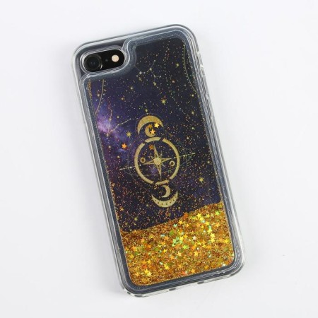 IPhone 7.8 phone case with sparkles inside Stars, 6.8 × 14 cm-1