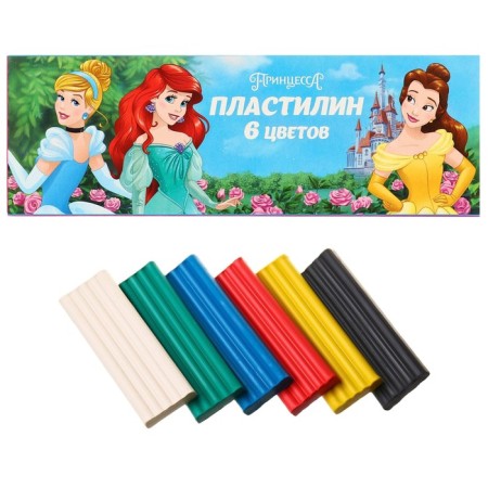 Plasticine 6 colors 90 g "Princess"-6
