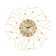Wall watches, series: openwork, "thesis", D-60 cm, dial 22 cm