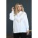 Female shirt, size 46, white color